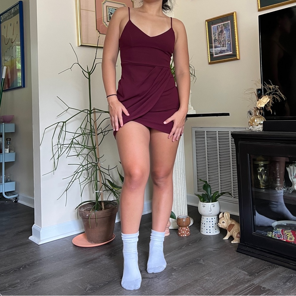 lulus sexy red mini dress